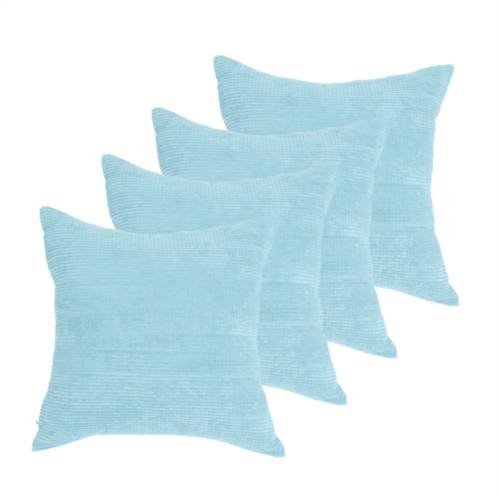 PiccoCasa 4Pcs Decorative Throw Pillow Covers Corn Stripe Throw Pillowcases for Sofa 20 x 20