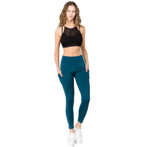 WEAR SIERRA Womens High-Waist Leggings with Pockets for Work Outs, Yoga Ankle-Length Activewear