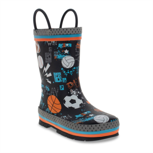 Western Chief Silly Space Boys Waterproof Rain Boots
