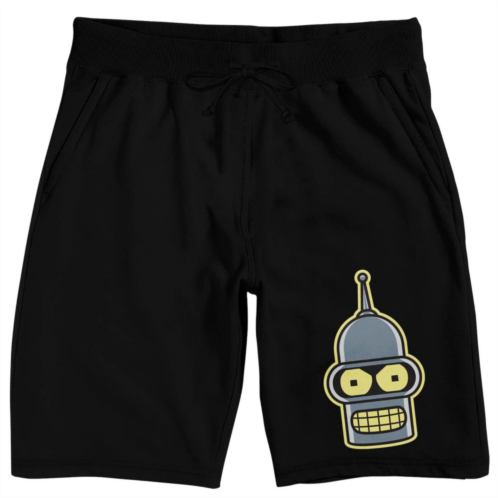 Licensed Character Mens Futurama Bender Pajama Shorts
