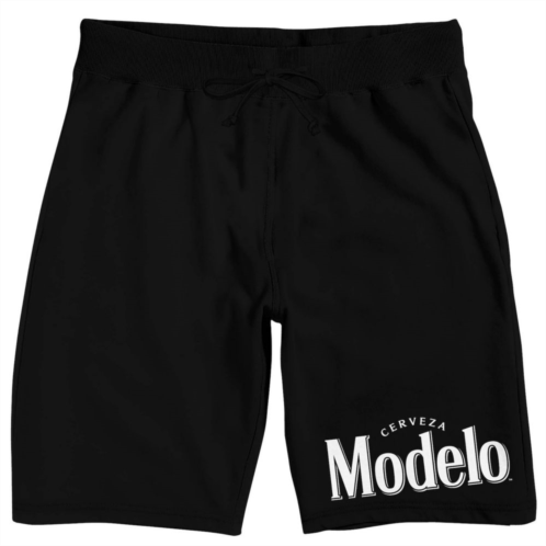 Licensed Character Mens Modelo Logo Pajama Shorts