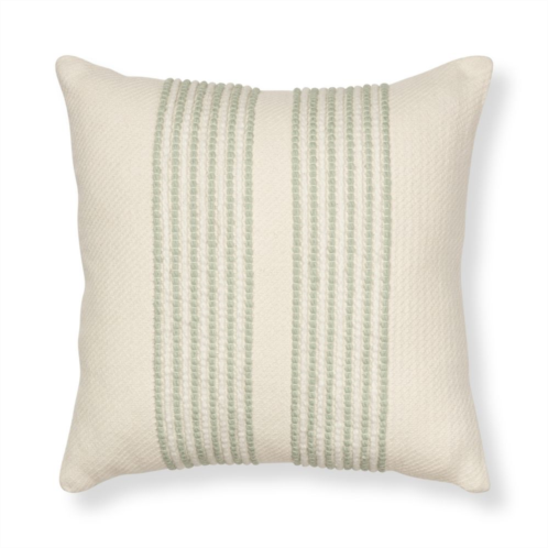 Sonoma Goods For Life 18x18 Center Stripe Aqua Decorative Pillow