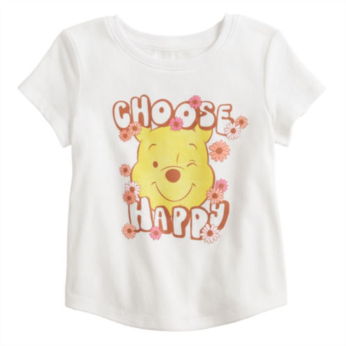 Disney/Jumping Beans Disneys Winnie the Pooh Toddler Girl Choose Happy Shirttail Graphic Tee by Jumping Beans
