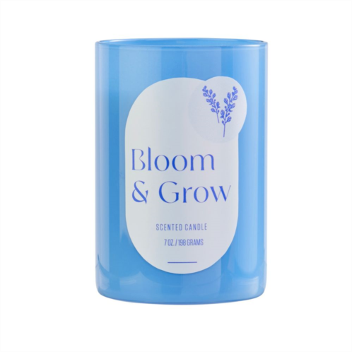 Sonoma Goods For Life Indigo Blooms 7-oz. Single Wick Scented Candle Jar