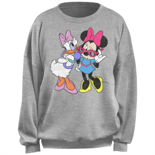 Licensed Character Disneys Minnie Mouse And Daisy Fashion Juniors Fleece Pullover