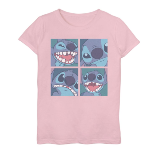 Licensed Character Girls Lilo & Stitch Expressions Of Stitch Graphic Tee