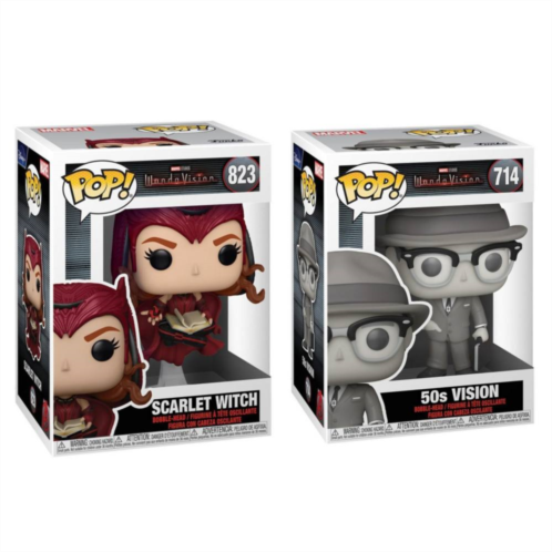 Funko Pop! Bobble Head 2 Pack Scarlet Witch and Vision 50s - WandaVision #714 #823