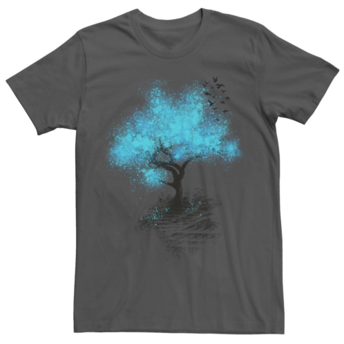 Licensed Character Mens Leaving Home Tree Birds Graphic Tee