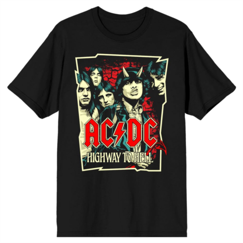 Licensed Character Mens AC/DC Highway To Hell Album Graphic Tee