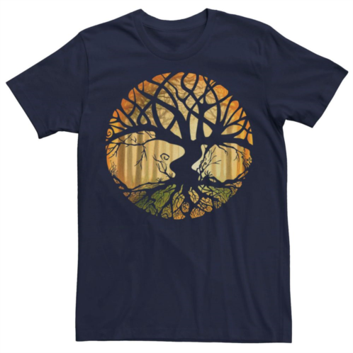 Licensed Character Mens Druid Tree Forest Graphic Tee
