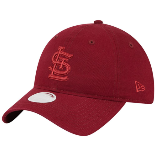 Womens New Era Cardinal St. Louis Cardinals Color Pack 9TWENTY Adjustable Hat