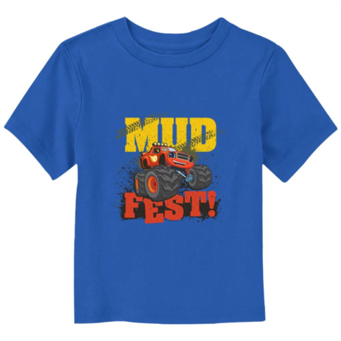Licensed Character Toddler Boy Blaze And The Monster Machines Mud Fest Graphic Tee