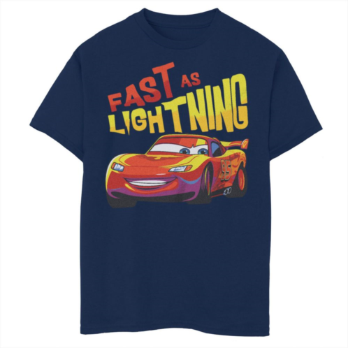 Disney / Pixars Cars 2 Lightning McQueen Fast As Toddler Boy Graphic Tee