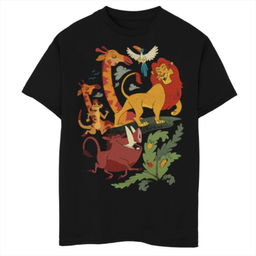 Disneys The Lion King Simba And Friends Toddler Boy Graphic Tee