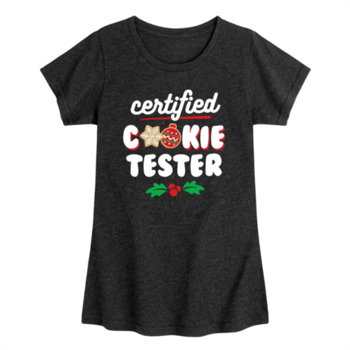 Licensed Character Girls 7-16 Certified Cookie Tester Graphic Tee