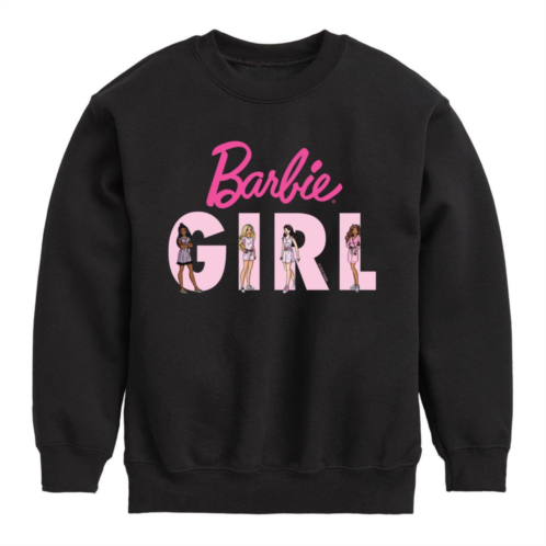 Licensed Character Girls 7-16 Barbie Barbie Girl Crew Fleece Sweatshirt