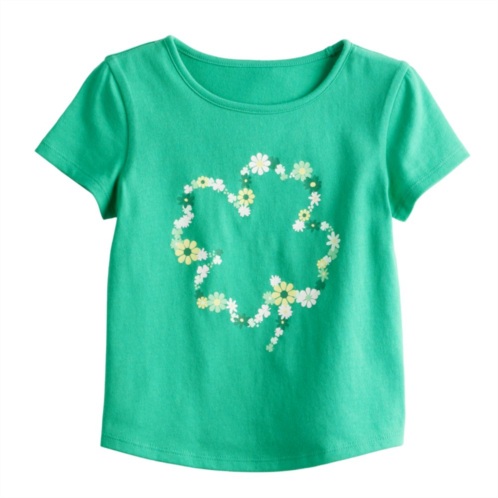 Baby & Toddler Girl Jumping Beans Adaptive Double-Layer Tee