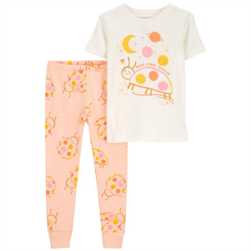 Toddler Boy Carters Ladybug Print Pajama Shirt & Pajama Pants Set
