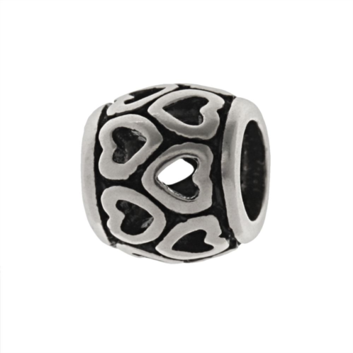 Individuality Beads Sterling Silver Heart Spacer Bead