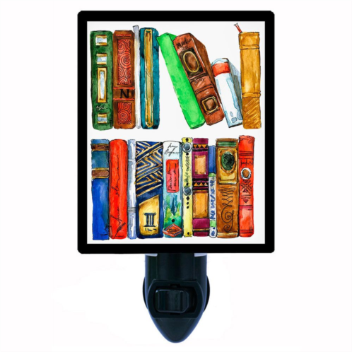 Night Light Designs Bookshelf. Decorative Photo Night Light. Light Comes with an Extra Free Switchable Picture.