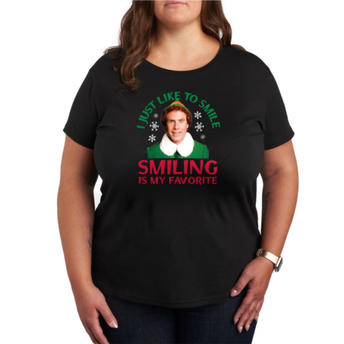 Licensed Character Womens Elf I Just Like To Smile Tee