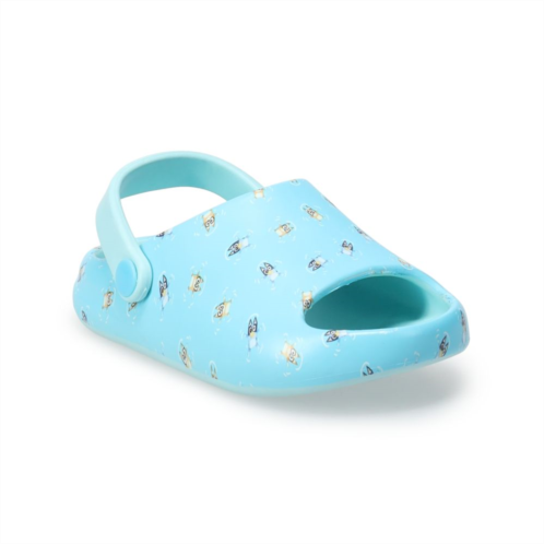 Licensed Character Bluey & Bingo Toddler Boy Comfort Slide Sandals