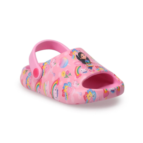 Licensed Character Gabbys Dollhouse Toddler Girl Comfort Slide Sandals