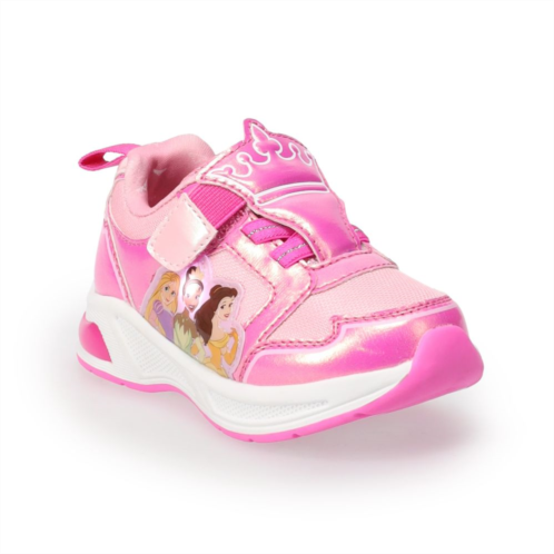 Licensed Character Disney Princess Crown Toddler Girls Light-Up Athletic Sneakers