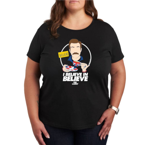 Licensed Character Plus Ted Lasso I Believe Graphic Tee