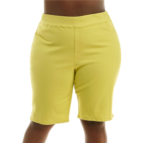 Plus Size Nina Leonard Bermuda Shorts