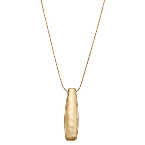 Sonoma Goods For Life Gold Tone Long Linear Pendant Necklace