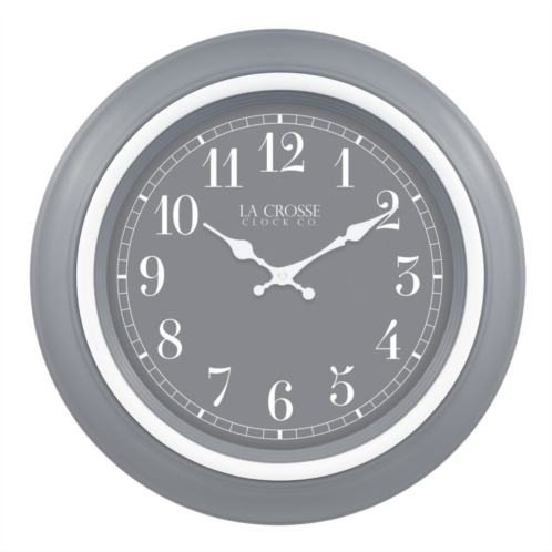 La Crosse Technology 18-In. Louisa Quartz Analog Wall Clock