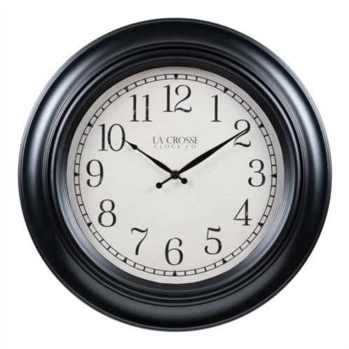 La Crosse Technology 18-in. Rhodes Quartz Analog Wall Clock