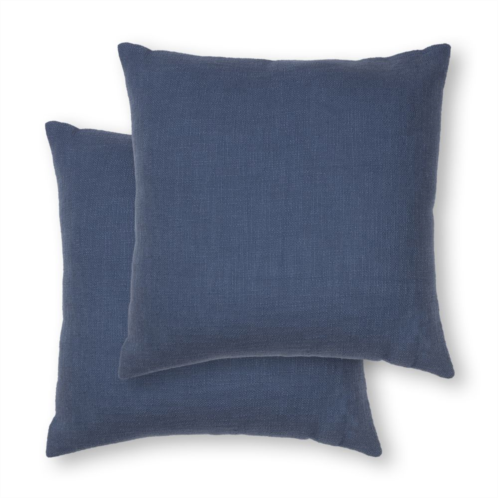 Sonoma Goods For Life Textured Solid 18 x 18 Throw Pillow 2-pack Set