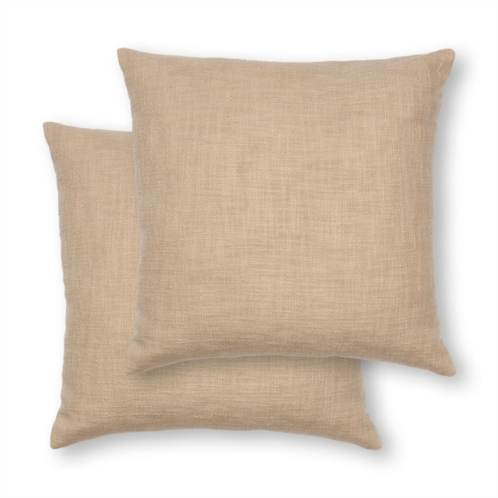 Sonoma Goods For Life Textured Solid 18 x 18 Throw Pillow 2-pack Set