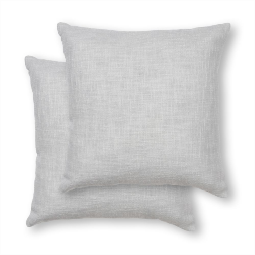 Sonoma Goods For Life Slubbed Solid 18 x 18 Throw Pillow 2-pack Set