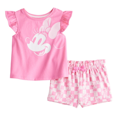 Disney/Jumping Beans Disneys Minnie Mouse Baby Girl Flutter Tee Set by Jumping Beans