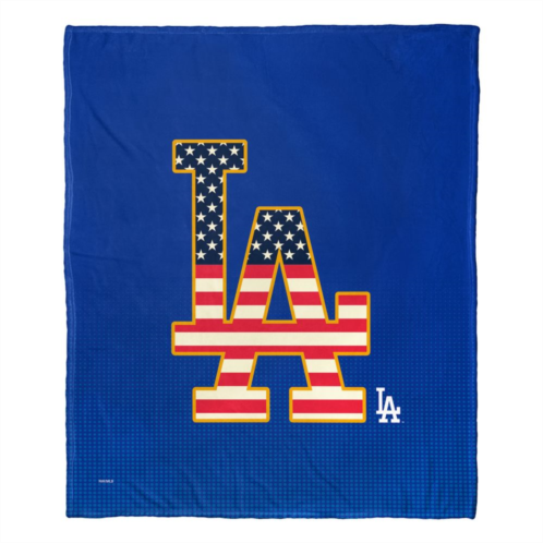 MLB Official Los Angeles Dodgers Celebrate Series Silk Touch Throw Blanket