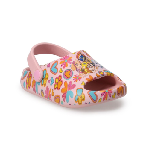 Licensed Character Paw Patrol Toddler Girl Comfort Slide Sandals