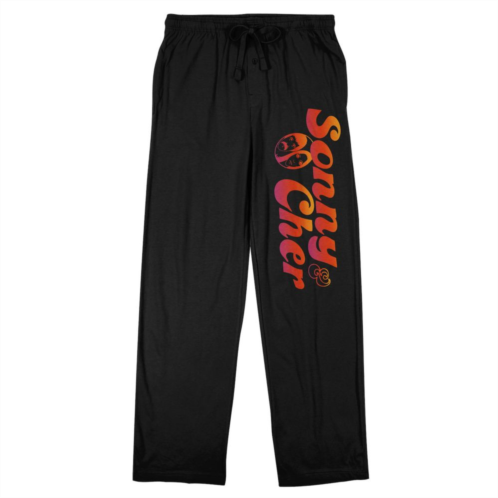 Licensed Character Mens Sonny & Cher Pajama Pants