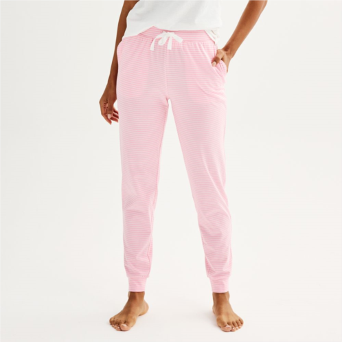 Womens Sonoma Goods For Life Cotton Modal Cuffed Sleep Pants