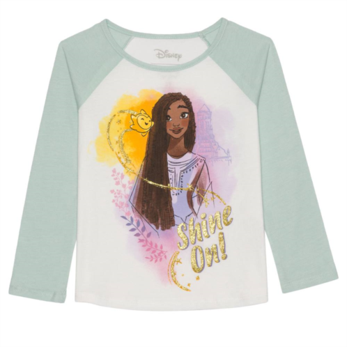 Disneys Wish Baby & Toddler Girl Shine On Long Sleeve Graphic Tee by Jumping Beans