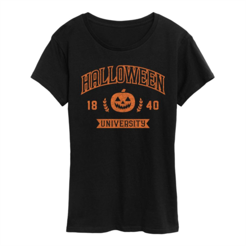 Licensed Character Womens Halloween University Tee