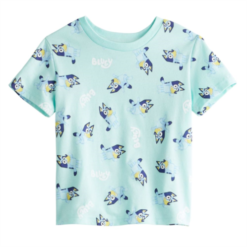 Baby & Toddler Boy Jumping Beans Bluey Allover Print Tee