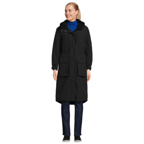 Petite Lands End Squall Waterproof Insulated Winter Stadium Maxi Coat