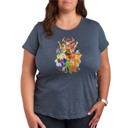 Disneys The Muppets Plus Group Graphic Tee