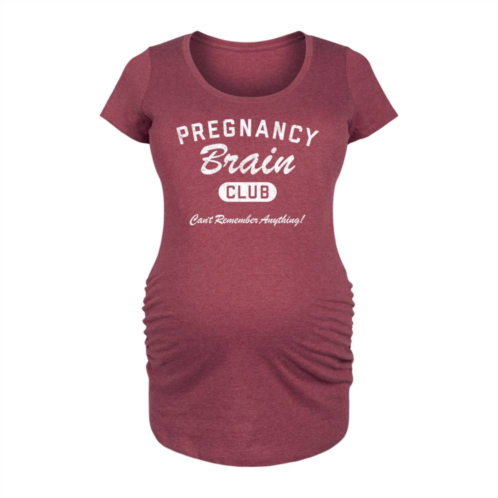 Licensed Character Maternity Pregnancy Brain Club Graphic Tee