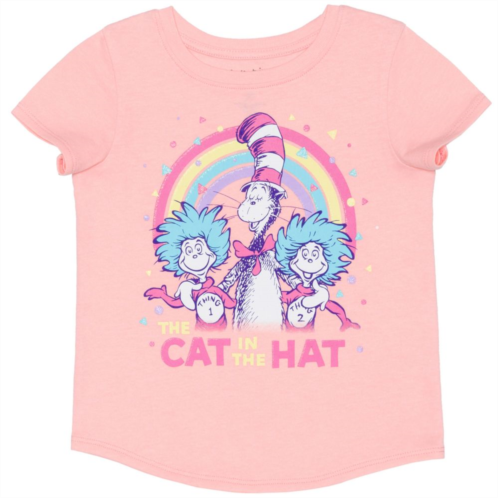 Baby & Toddler Girl Jumping Beans Dr. Seuss Cat In The Hat Rainbow Graphic Tee