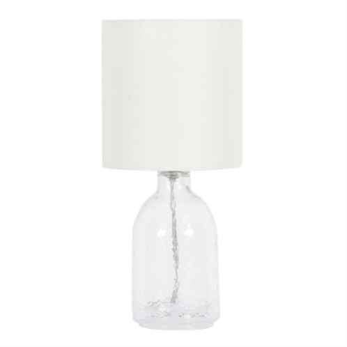 Unbranded Glass Base Accent Table Lamp