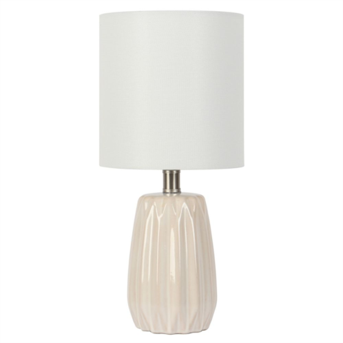 Unbranded Ceramic White Base Accent Table Lamp